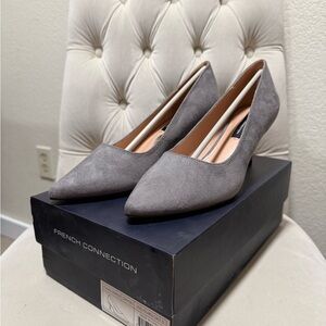 French Connection Elegant Gray Heels